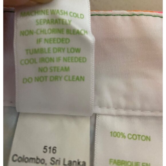 Lilly Pulitzer The Buttercup Short Multicolor Scalloped Hem Size 00 - Picture 6 of 9